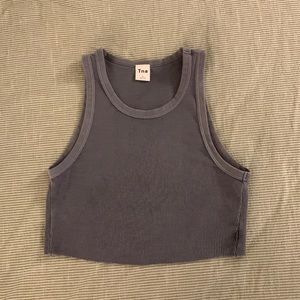 TNA Cropped Rib/ribbed Tank Top